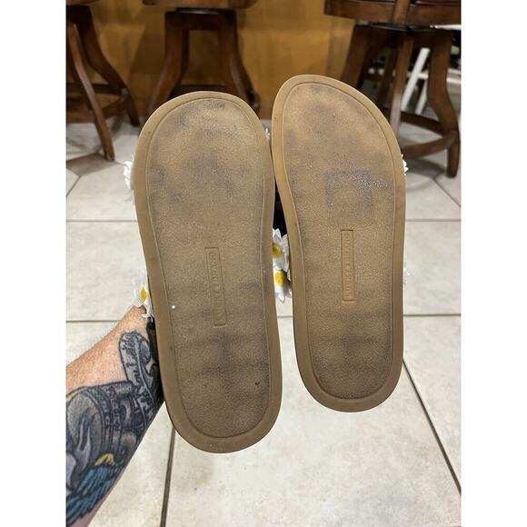 Lucky Brand Womens Pallyon Daisy Slide Sandal Sz 9 Ten Inches Toe To Heel - Picture 6 of 7